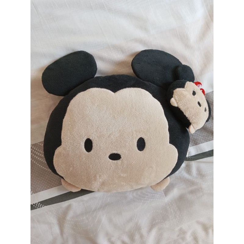 bantal boneka kepala mickey tsum tsum, ori, boneka tsum tsum, boneka mickey mouse boneka disney mick