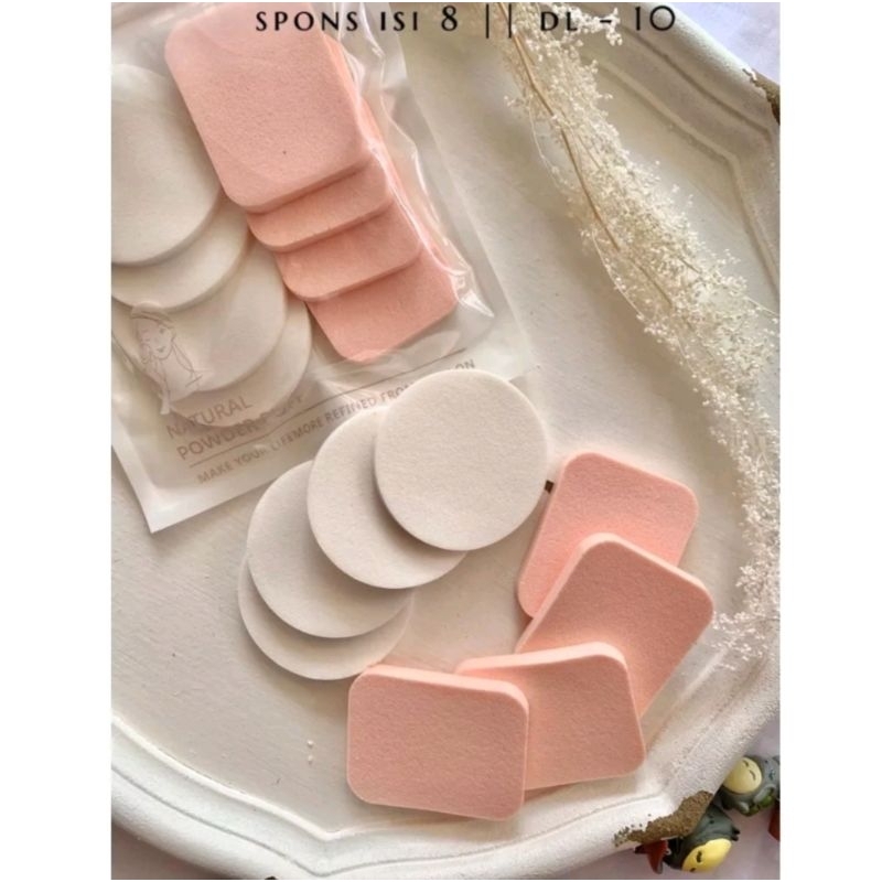SPON BEDAK ISI 8 PCS | SPON MAKE UP BEDAK MURAH