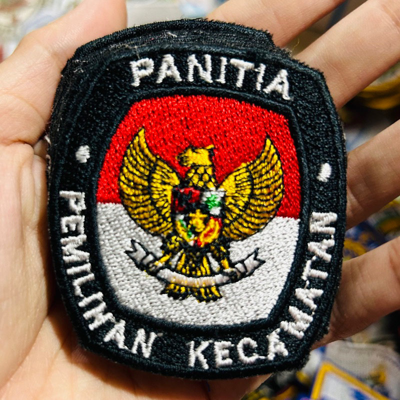 LOGO KOU / LOGO PANITIA PEMILIHAN KECEMATAN / LOGO BORDIR KOMPUTER / Emblem Logo Patch Bordir