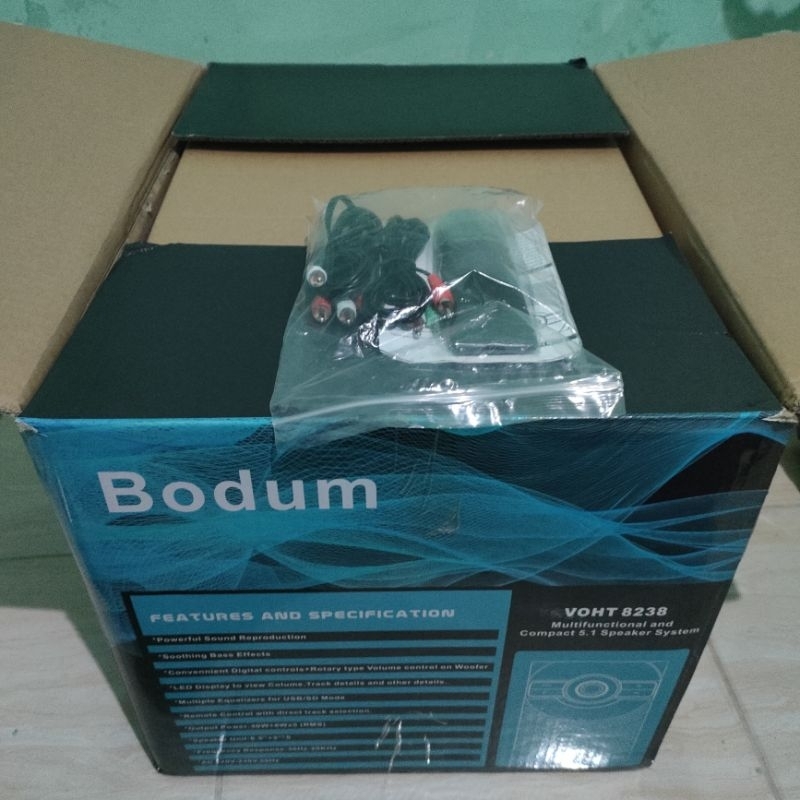 BODUM SPEAKER HOME THEATRE SYSTEM VOHT 8238