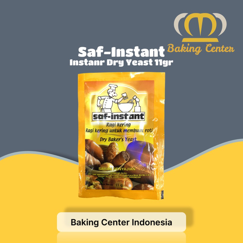 

Saf-Instant Dry Yeast 11gr - Pengembang Roti Saf Instant 11gr