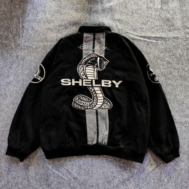 VINTAGE JACKET NASCAR CARROLL SHELBY COBRA JH DESIGN