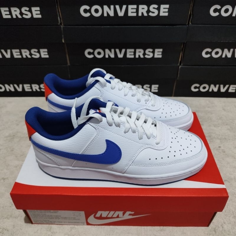 Nike Sneakers Court Vision Low Men's - White/Blue