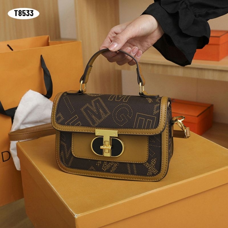 [IMPORT] T8533 - TAS SELEMPANG WANITA FASHION IMPORT - 76BAGSTORE