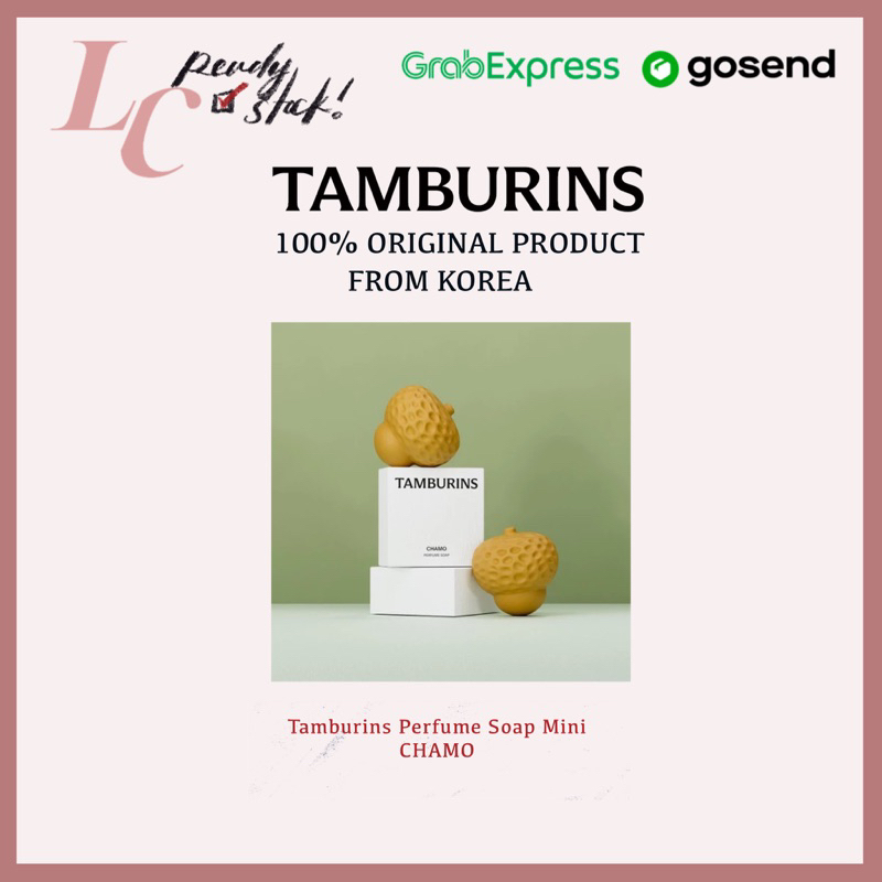 <READY STOCK> TAMBURINS PERFUME SOAP | LALE CHAMO BERGA SANDAL WHITE DEEJARLING JENNIE BLACKPINK SAB