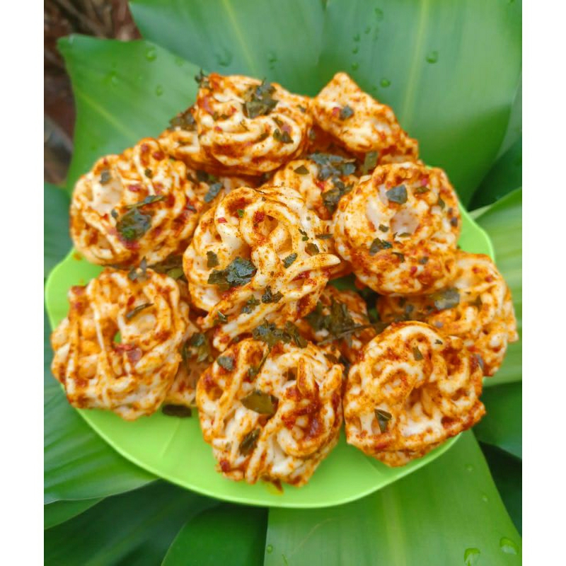 

KRUPUK SEBLAK RAFAEL PEDAS DAUN JRUK 100gr