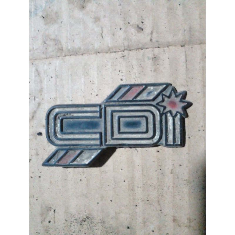 emblem tutup aki yamaha v80cdi ori second