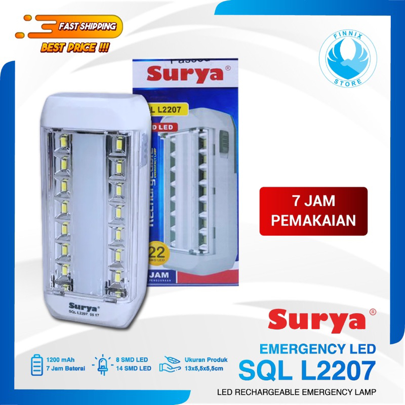 lampu emergency SURYA