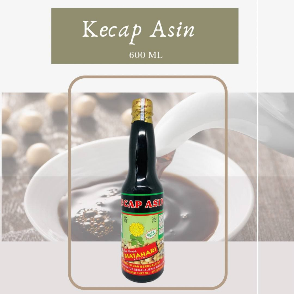 

Kecap Asin | Cap Bunga Matahari (275ML) | Halal 100%