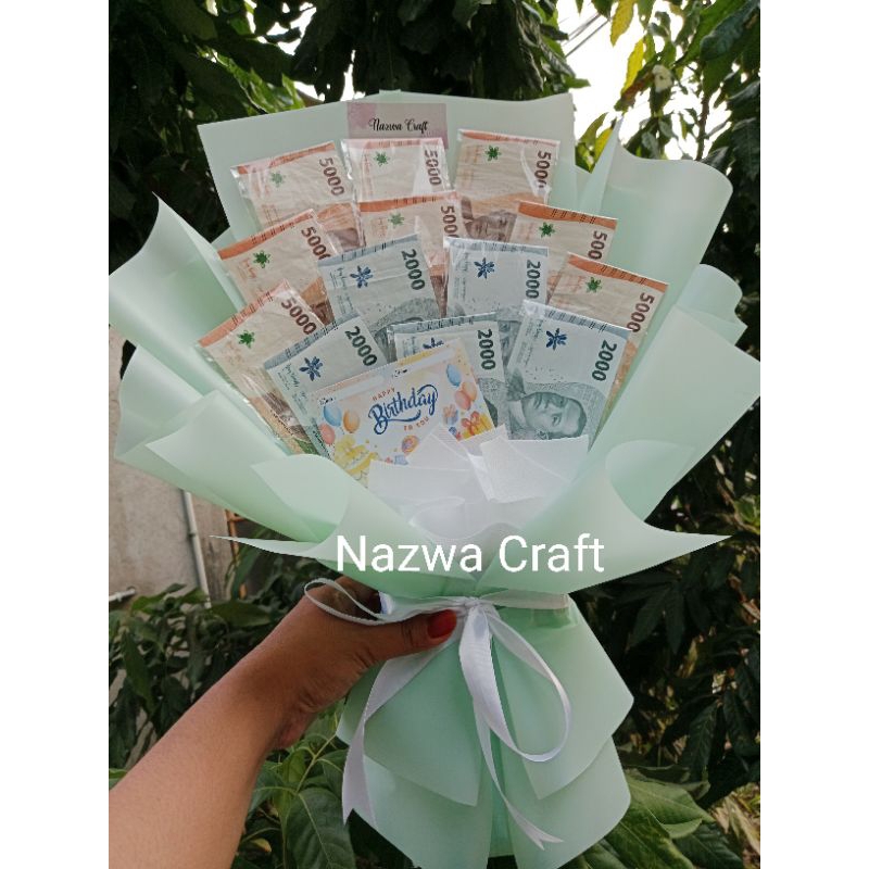 

Bouquet uang kosongan 13 slot // Bucket kosongan // Bucket kosongan tinggal isi uang sendiri
