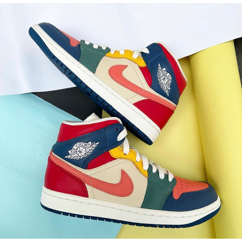 Air Jordan 1 Mid SE Multicolor