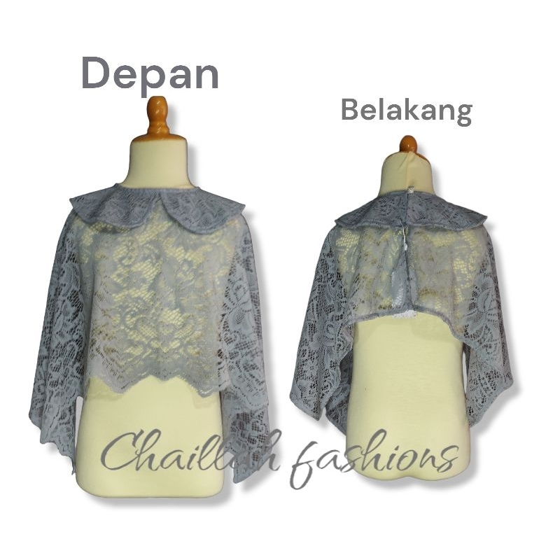 Outer Brokat Anak Perempuan 8-12 thn / Cafe brokat Anak