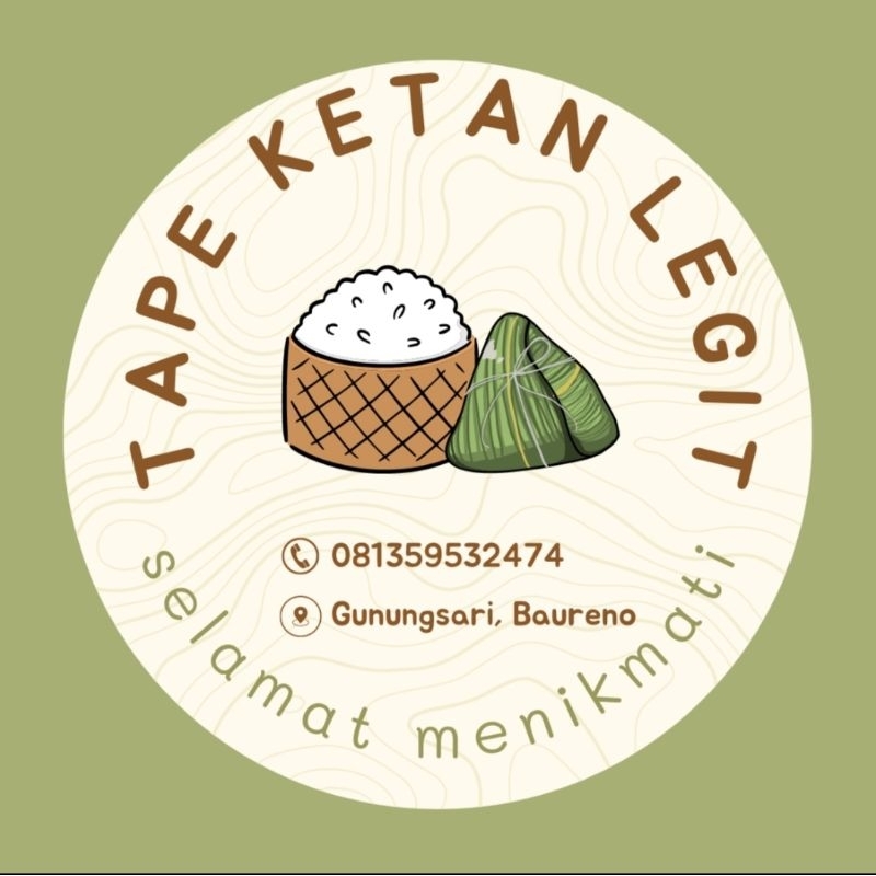 

Tape Ketan Hijau 100% Manis Legit