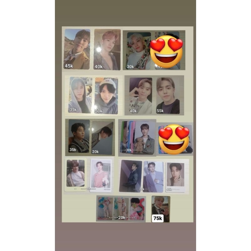 Photocard Wonwoo & Seungkwan FTS Path Ver