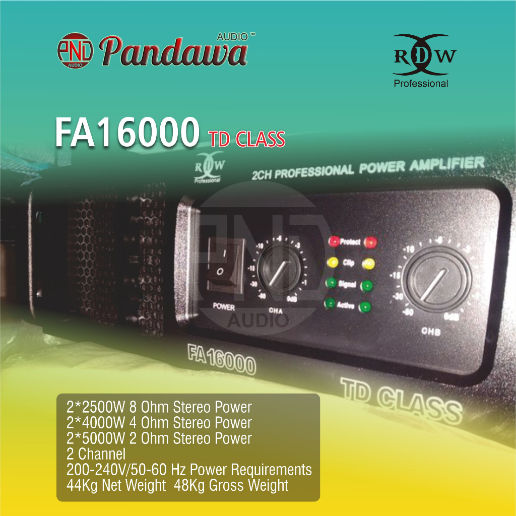 Power RDW FA16 pro / Power Amplifer