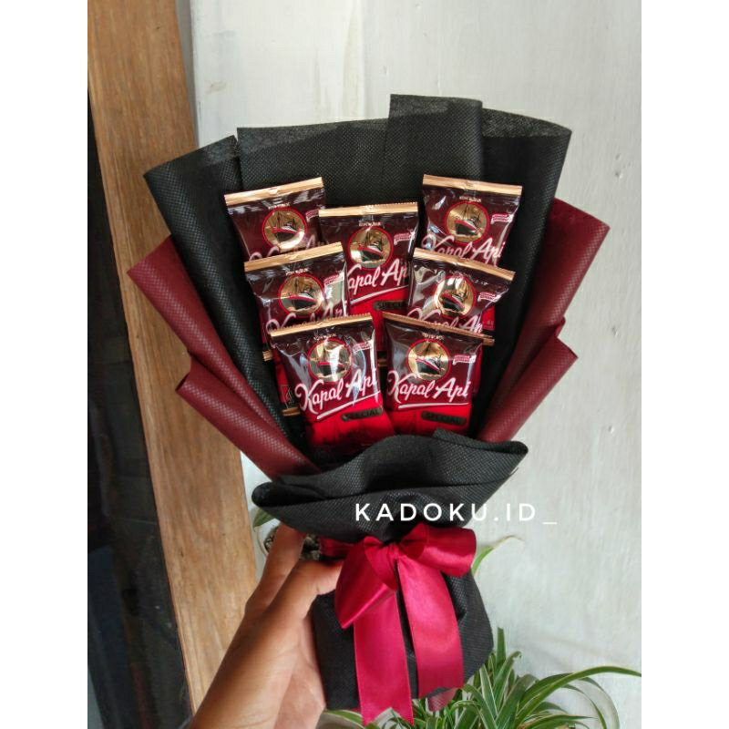 

buket kopi kapal api 7 / bucket kopi / buket coffe / buket kopi murah / buket good day / buket kopi mini / buket coklat / buket murah / buket kopi