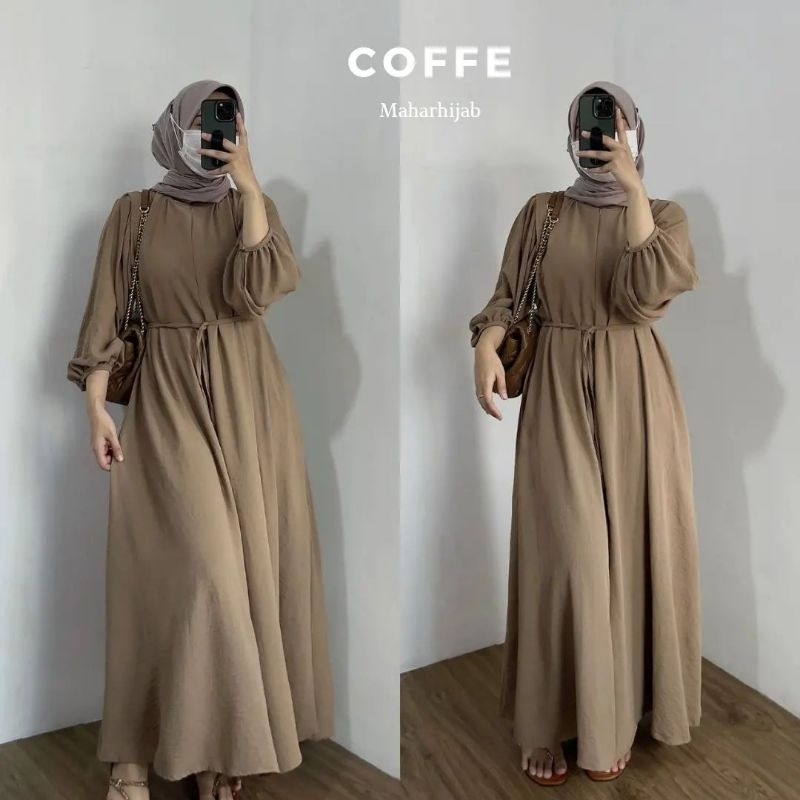 FASHION MUSLIM WANITA MODERN CRINKLE AIRFLOW TERLARIS/DANIRA DRESS POLOS GAMIS MEWAH SEIMPLE ELEGAN/BAJU GAMIS MUSLIMAH KEKINIAN/FAR MOSLEMSTORE