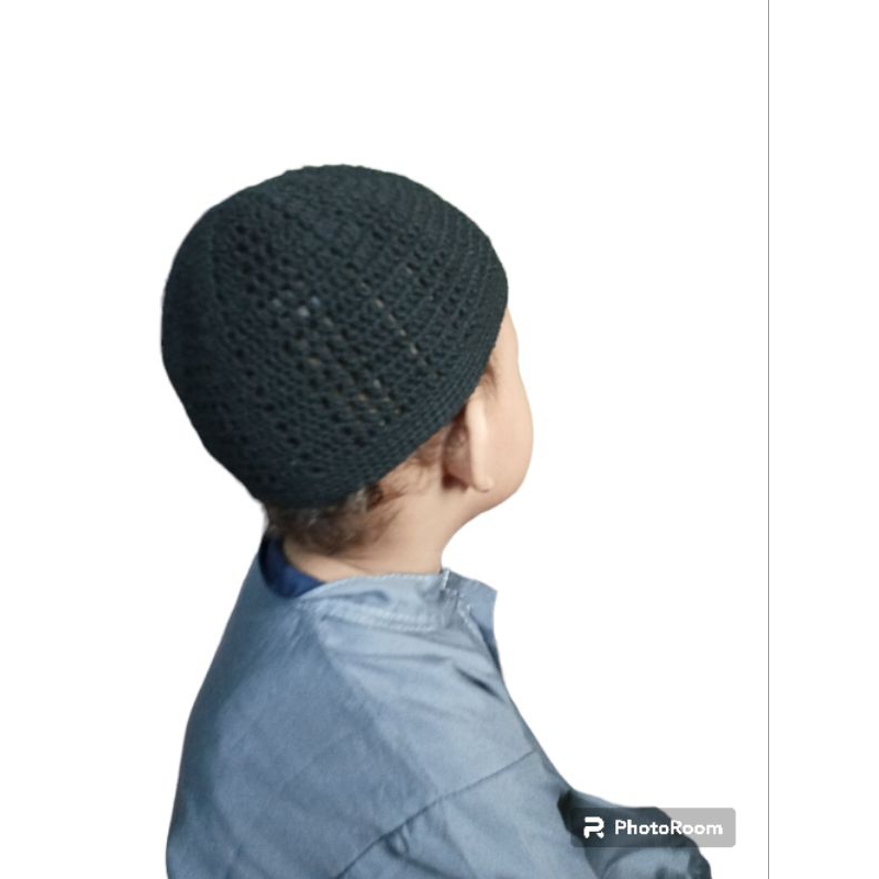 PECI KOPIAH RAJUTAN YAMAN ANAK-ANAK