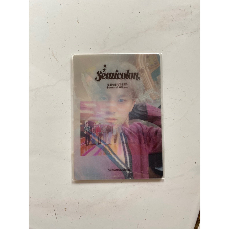 Mingyu lenti semicolon weverse shop