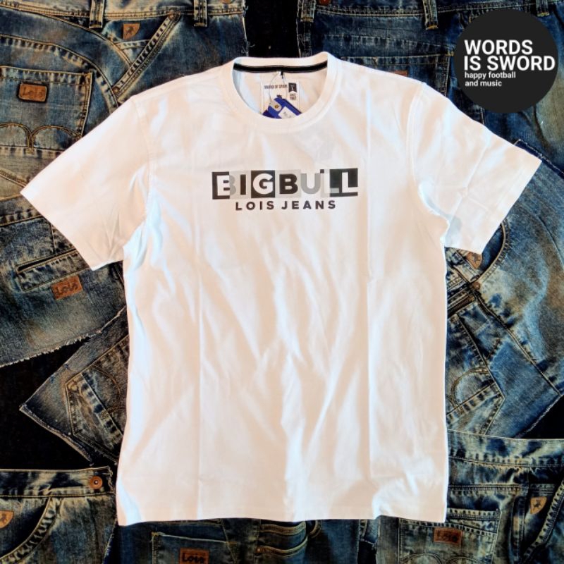 LOIS JEANS TSHIRT PUTIH - KSB2234 -