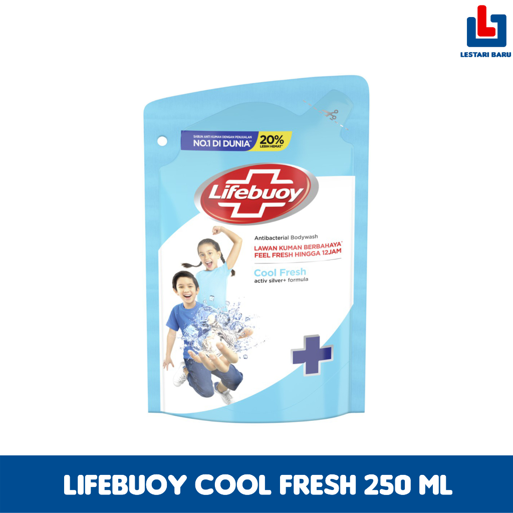 Supermarket Sabun Cair Lifebuoy Cool Fresh Sabun Mandi 250ml