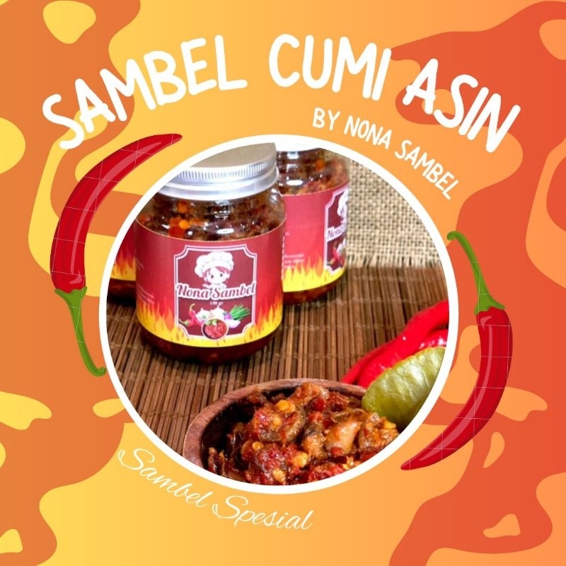 

Sambal Cumi Asin Spesial 150 gr By NONA SAMBEL