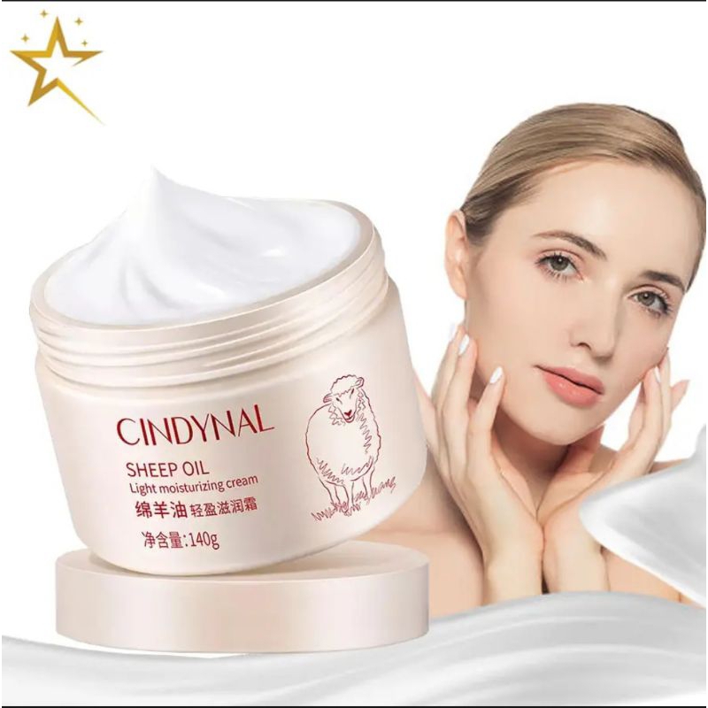 Cindynal Sheep Oil Moisturizing Cream 140g