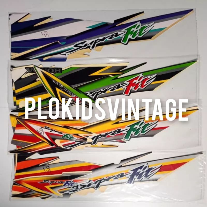 STRIPING STIKER HONDA SUPRA FIT LAMA TAHUN 2005
