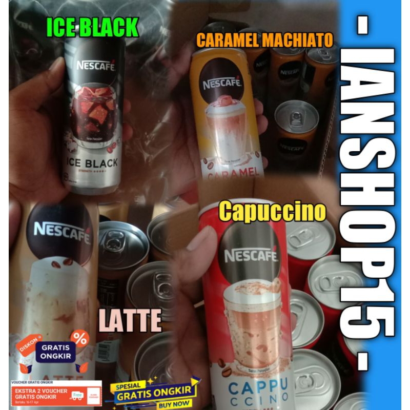 

NESCAFE CAN ICE BLACK| NESCAFE CAN CARAMEL| NESCAFE CAPUCCINO| NESCAFE CAN LATTE