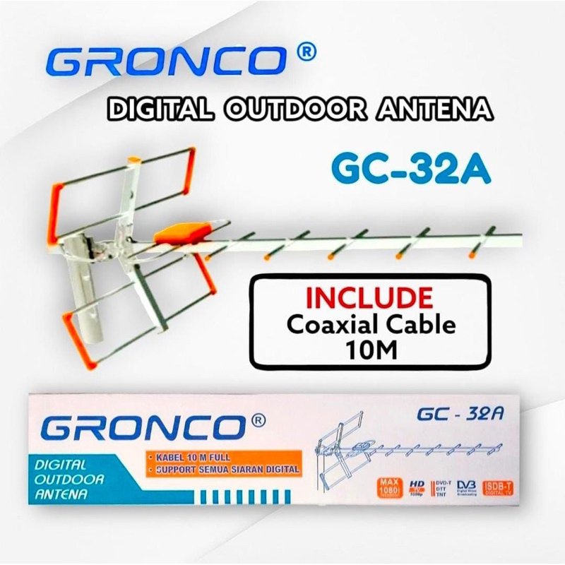 antena digital dexicon + 10 meter