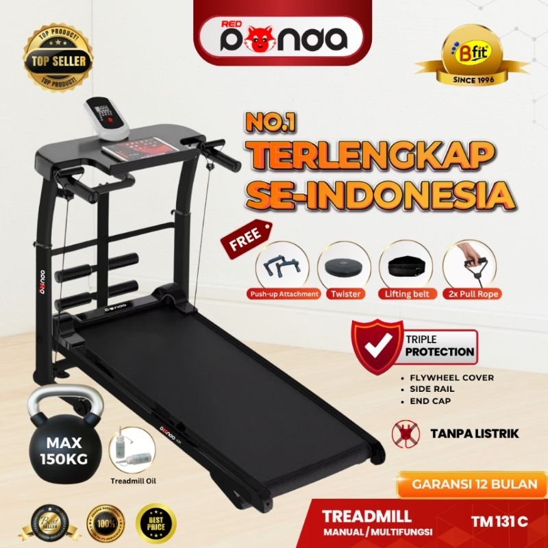 Treadmill Manual (Tanpa Listrik )Banyak Bonus