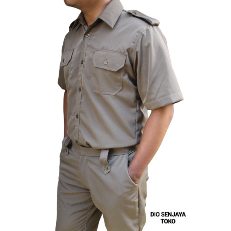 seragam pdh satpol pp pol pp bahan twist halus