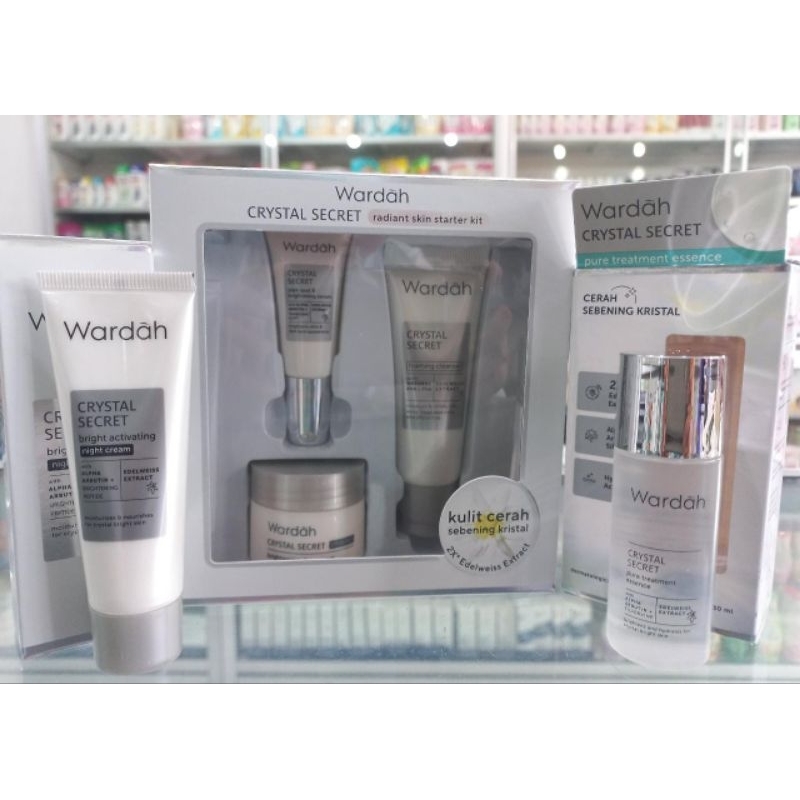 Wardah Crystal Secret Paket Lengkap Anti Flek Hitam