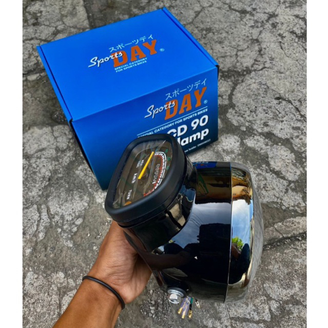 Batok set reflektor lampu headlamp CD mitasi ora ori