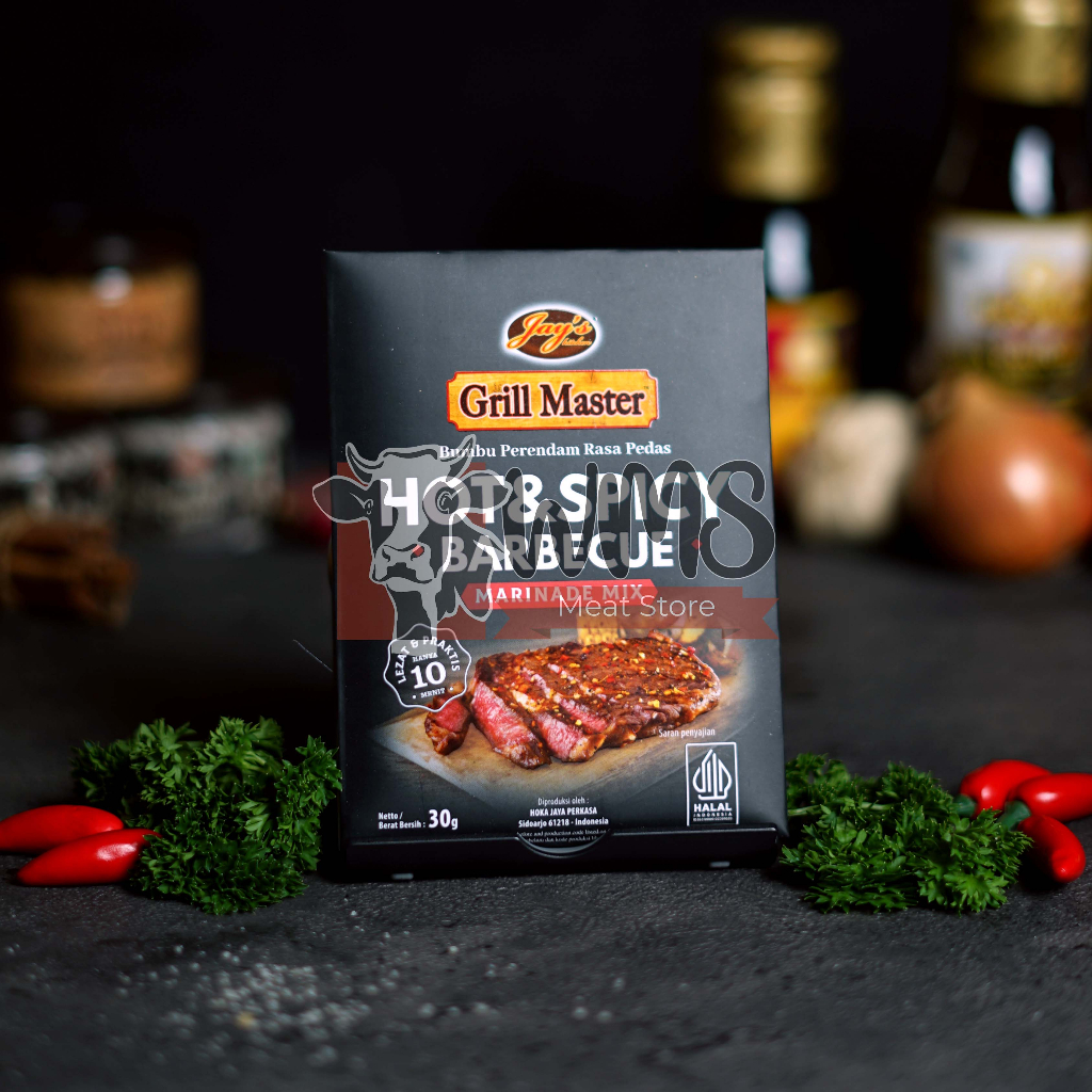 

Grill Master Hot&Spicy BBQ Marinade / Bumbu Marinasi