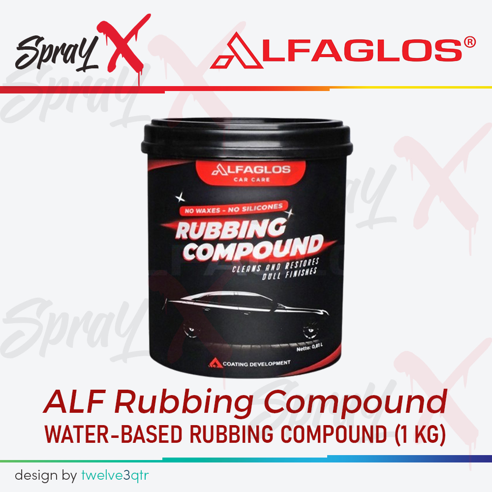 ALFAGLOS RUBBING COMPOUND 1 KG (WATER-BASED)