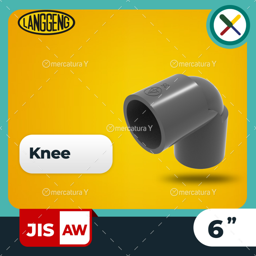 Knee JIS-AW 6" - Fitting PVC