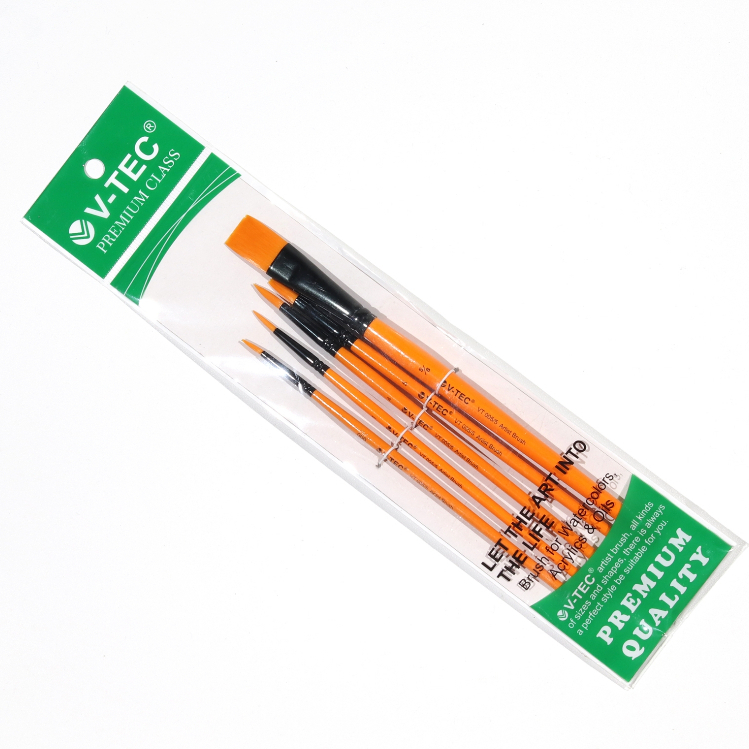 

V-Tec Brush VT005 Set5 / Kuas Lukis Set 5