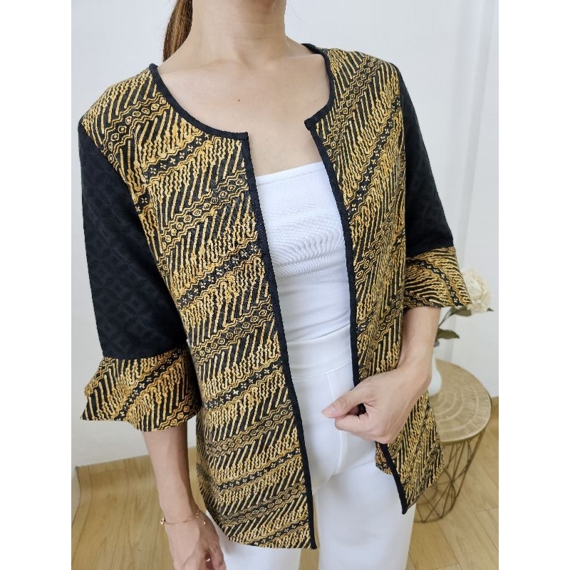 Batik Pandawa5 | Outer batik Valentina / outer batik premium / blazer batik / batik kantor wanita / 