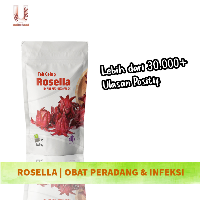 

KEMASAN BARU!! Teh Celup Rosella Obat Peradangan dan Obat Infeksi | Teh Herbal Mengatasi Peradangan dan Infeksi Minuman Teh Rosella Obat Peradangan dan Obat Infeksi Isi 20Kantung Teh