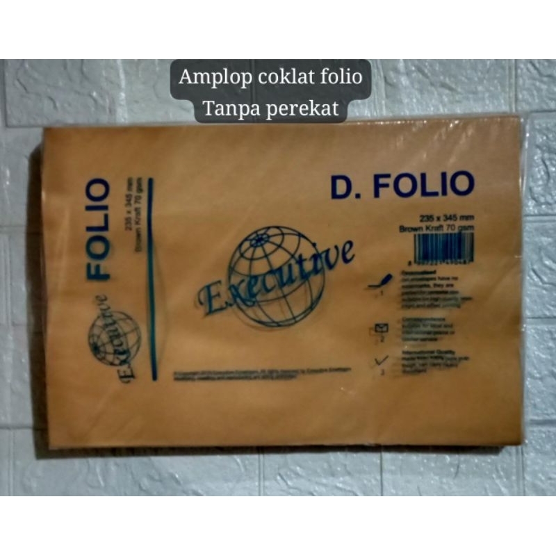 

amplop coklat folio tanpa perekat # TBK