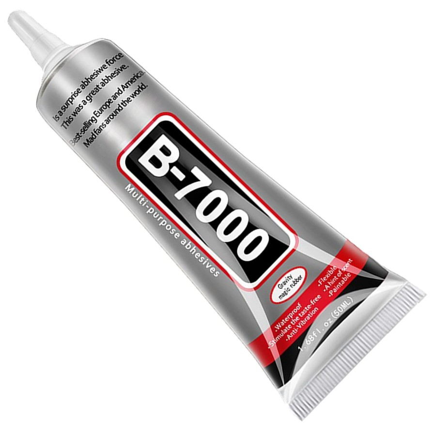 Lem LCD Touchscreen T-7000 Hitam dan Bening 15ml Multifungsi — 9