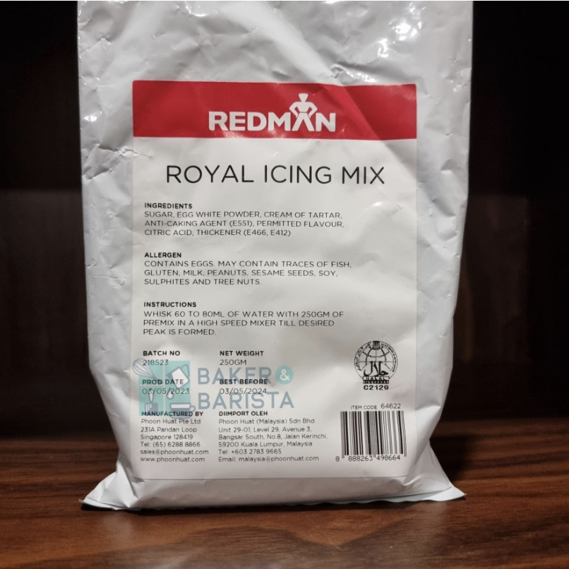 

redman royal icing mix 250gr premix royal icing ready