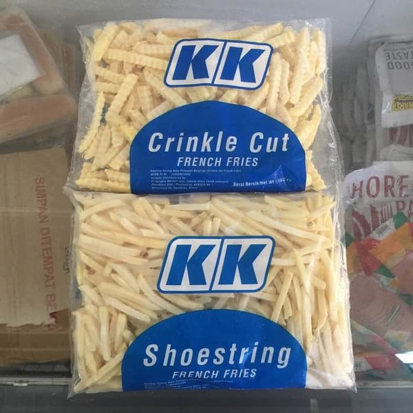 

KK kentang goreng Shoestring / Crinkle Cut 1kg