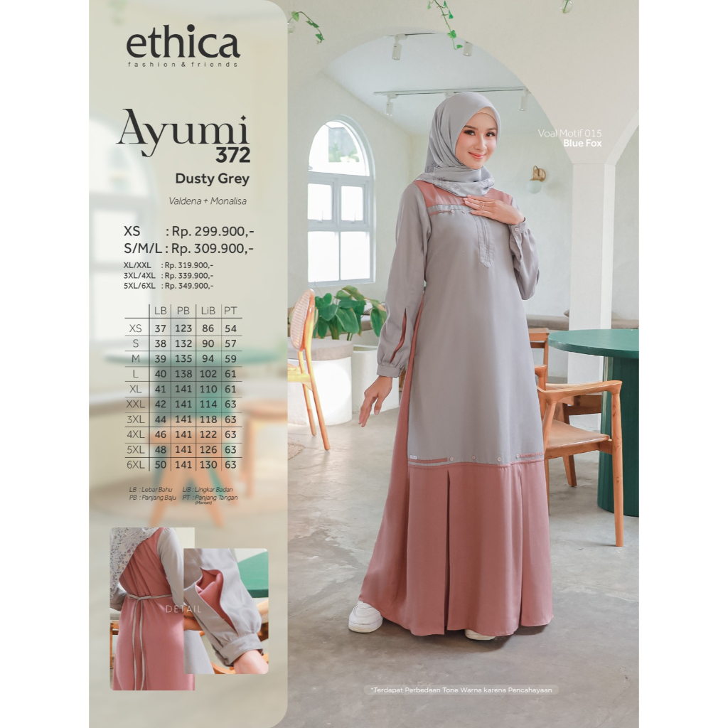 AYUMI 372 GAMIS ETHICA TERBARU