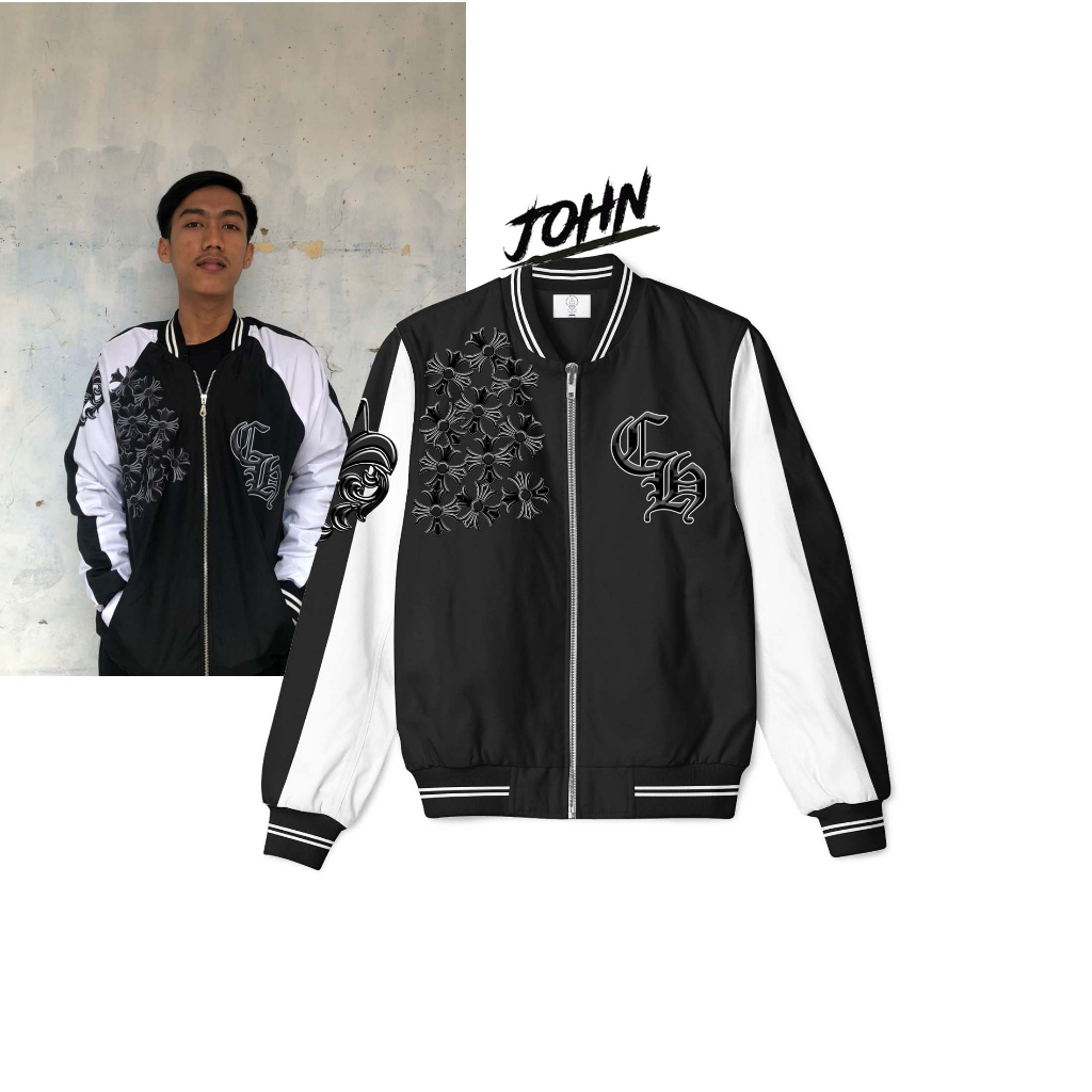 Jaket Sukajan Chrome Hearts / Jaket Lookism Park Hyungseok