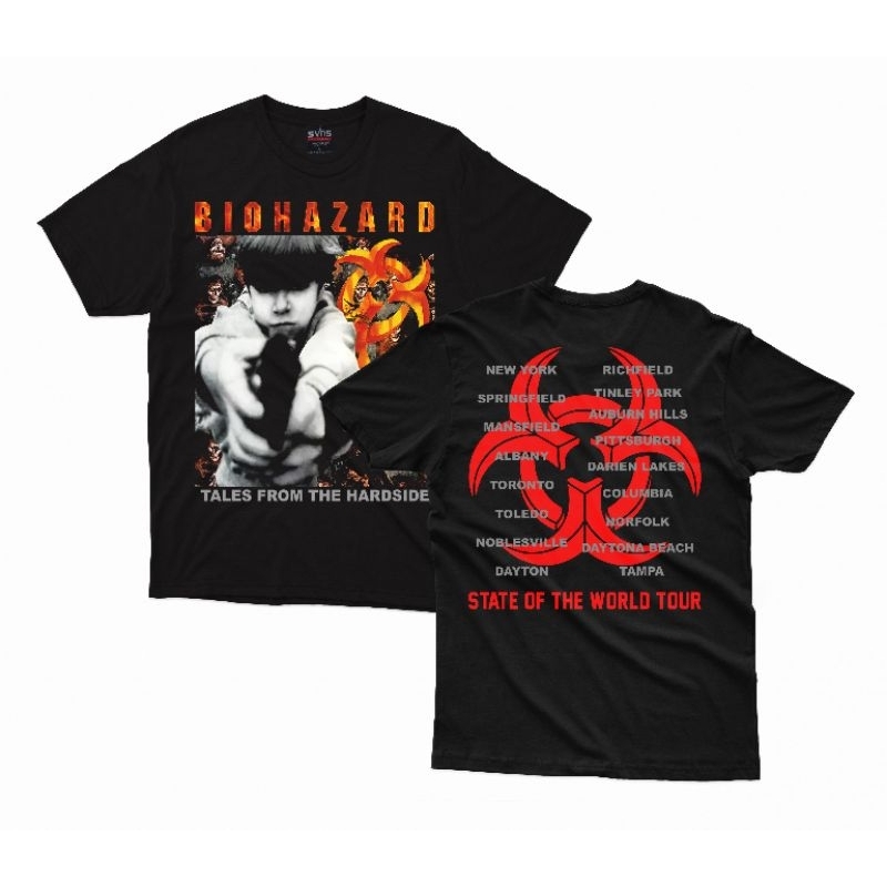 kaos band biohazard vintage bootleg