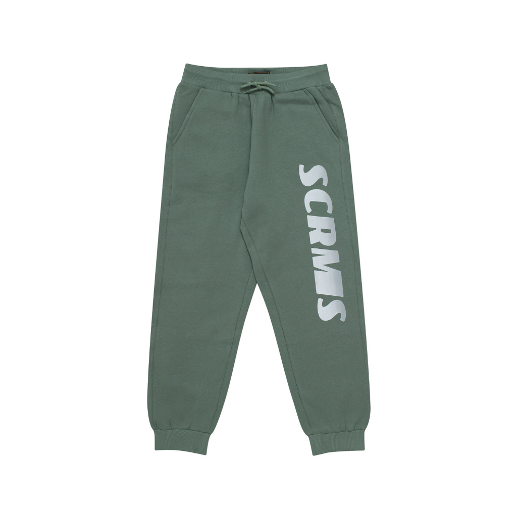 Screamous Celana GAMESOME SweatPants LOGOTYPE OLIVE