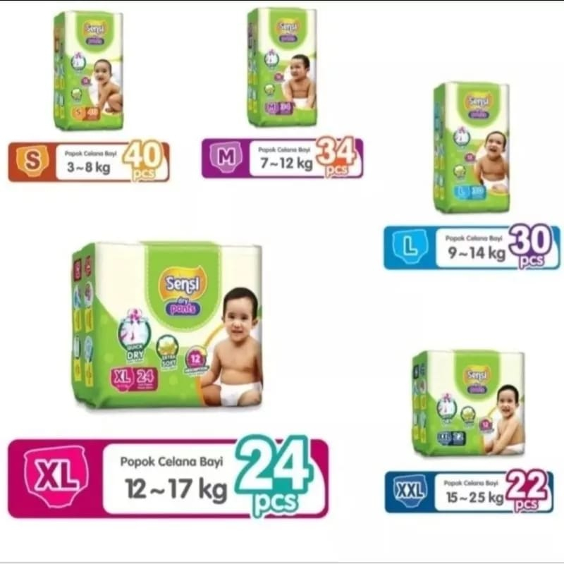 sensi pants / sensi dry pant / popok sensi murah / popok termurah kualitas mewah