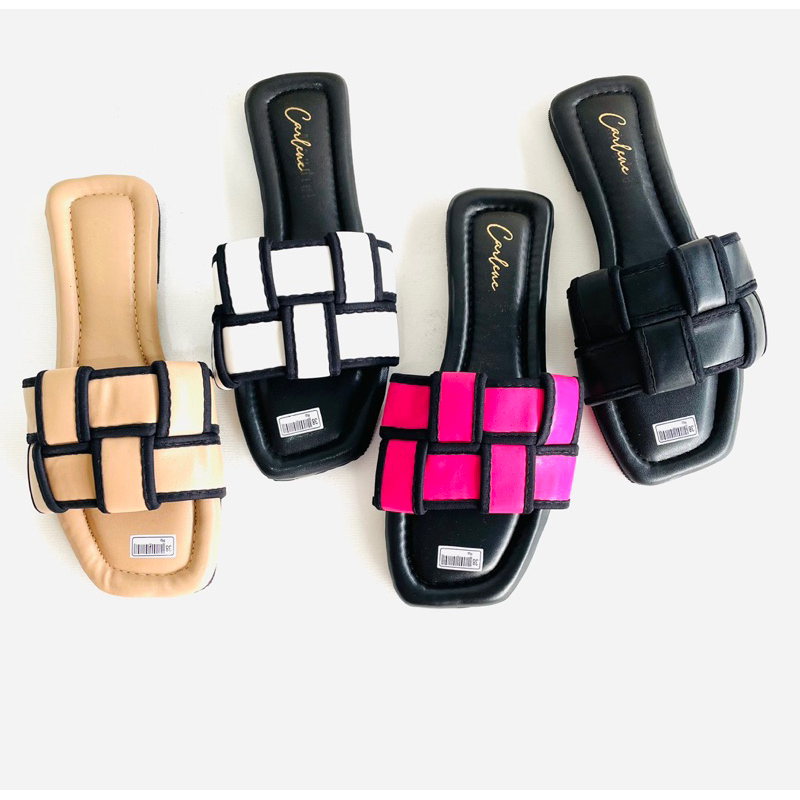 Carlene_Nova flat sandal teplek wanita